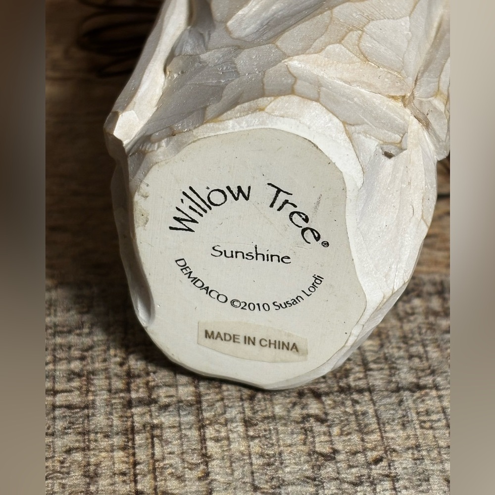 VTG Willow Tree Susan Lordi Angel Sunshine Blooms Sun Flowers 5.5” Demdaco 2010 - Picture 7 of 8